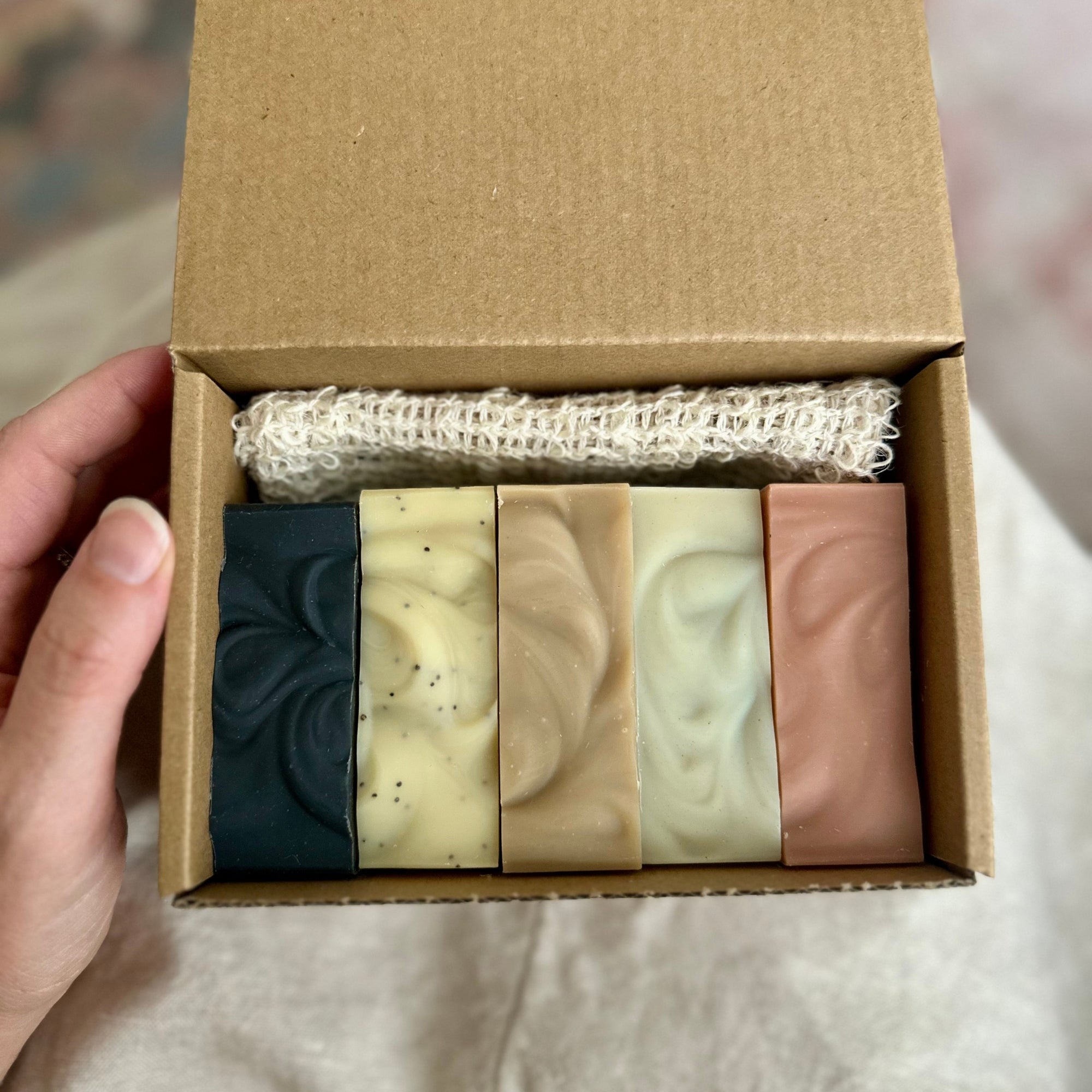 SustainState natural bar soap flight gift set