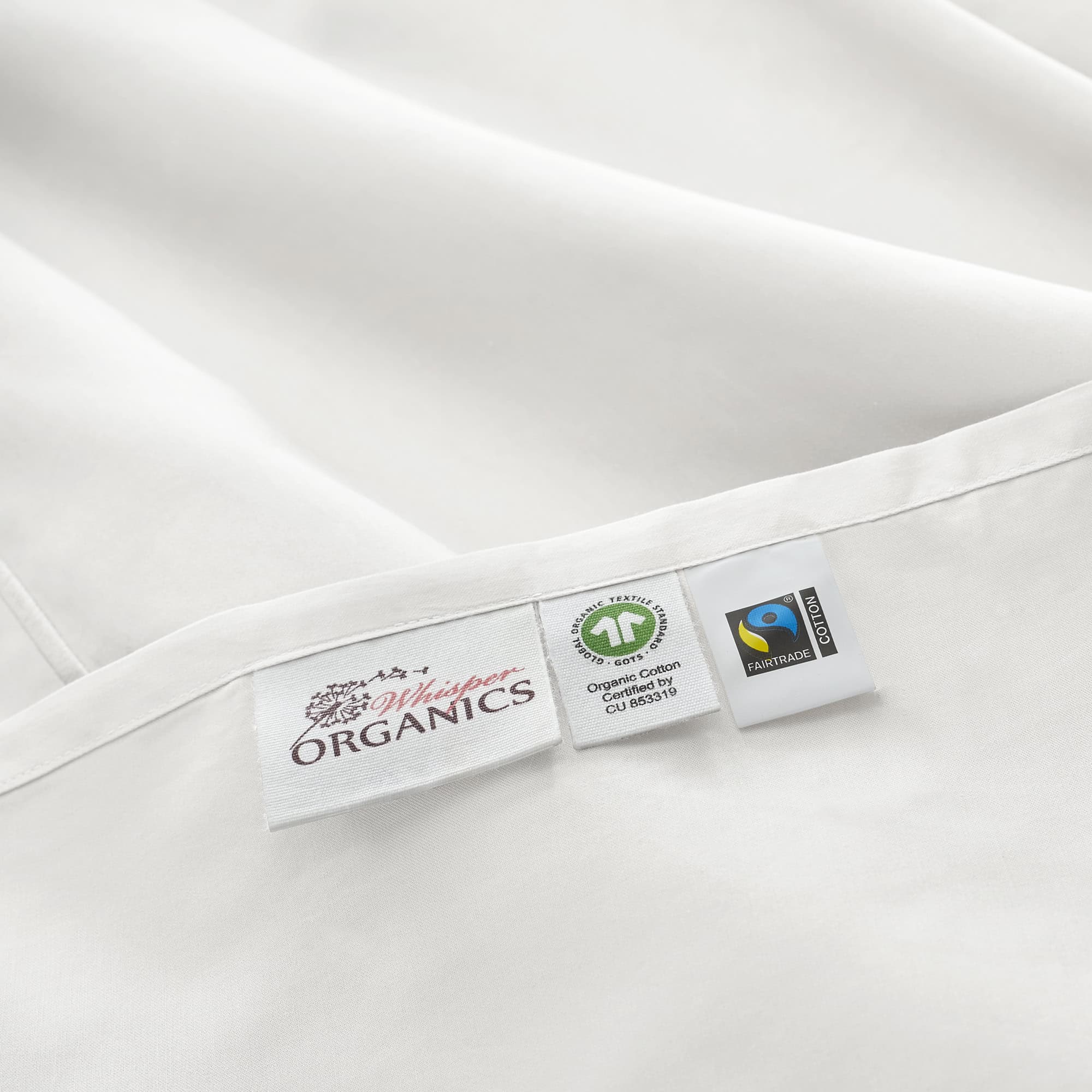 500 TC Organic Cotton Sateen Pillowcase Pair
