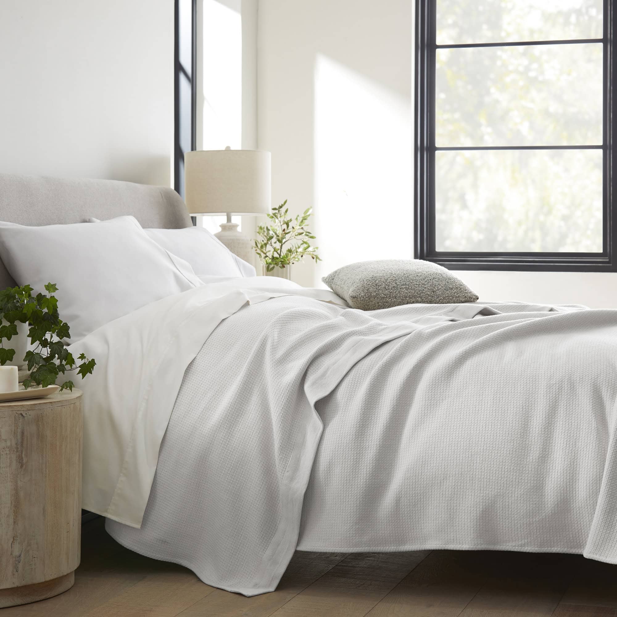 Organic Cotton Woven Blanket — All-Season