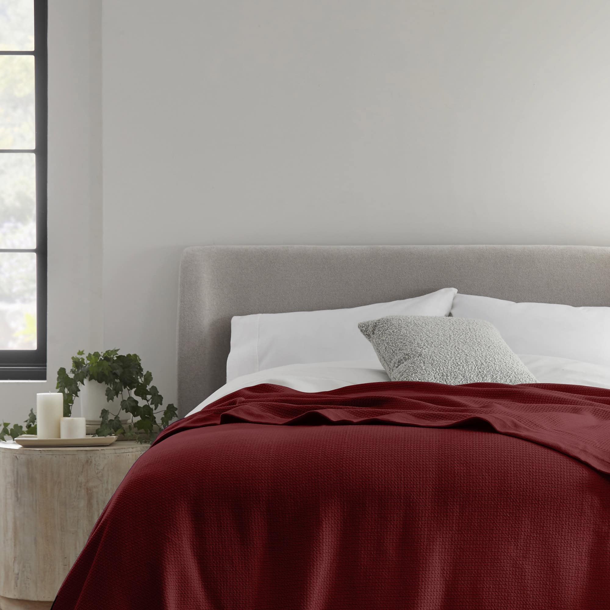 Organic Cotton Woven Blanket — All-Season