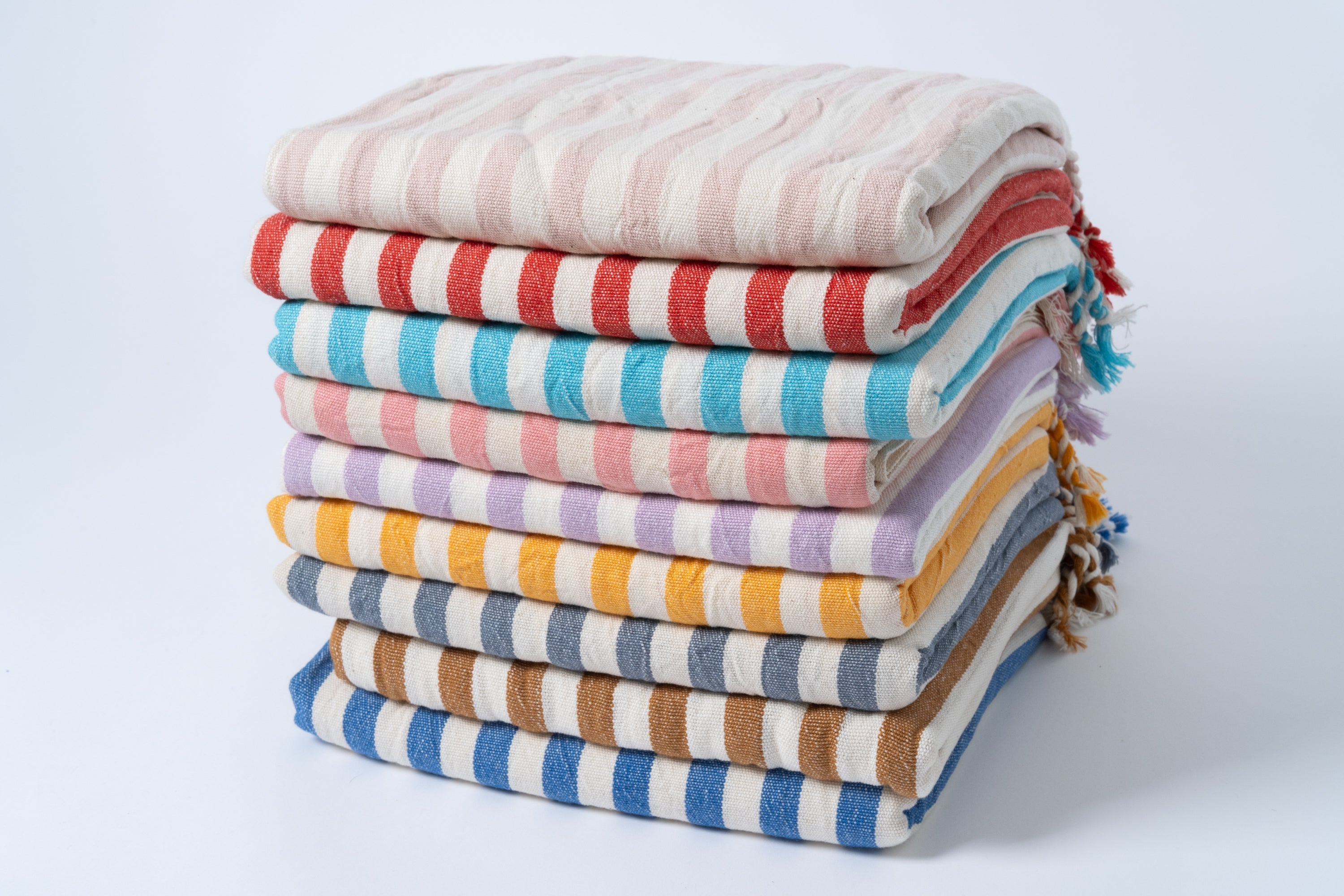 Girit Handwoven Cotton-Linen Towel Set