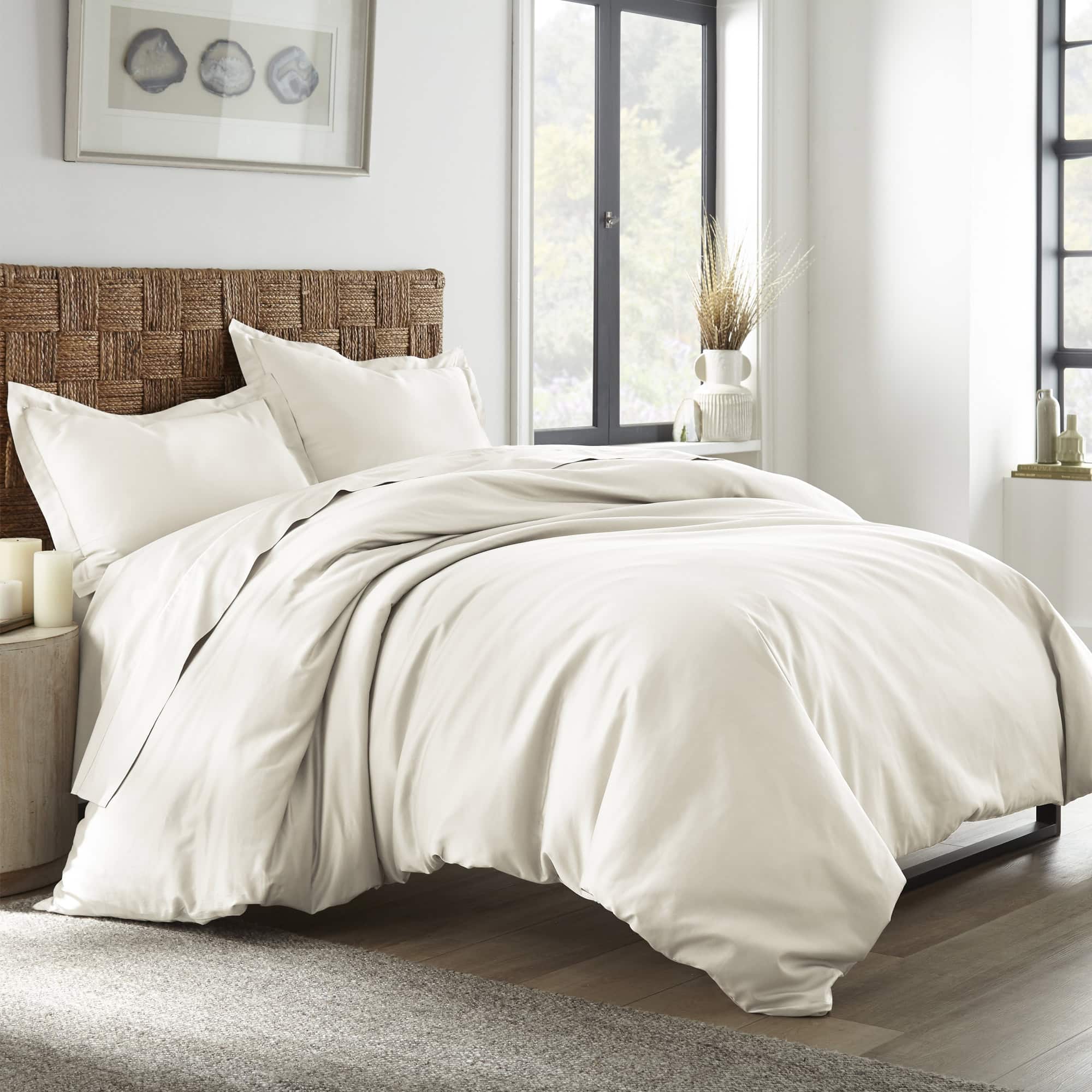 500 TC Organic Cotton Sateen Duvet Cover Set