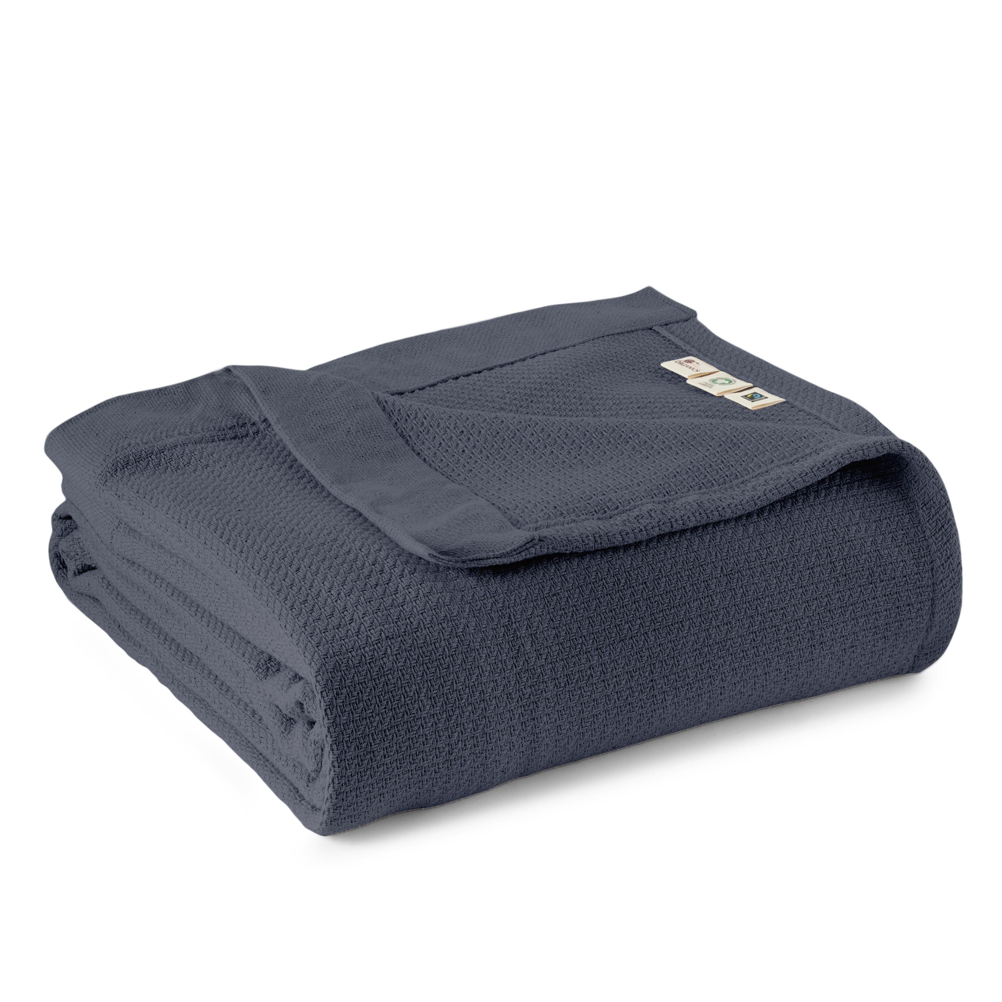 Organic Cotton Woven Blanket — All-Season