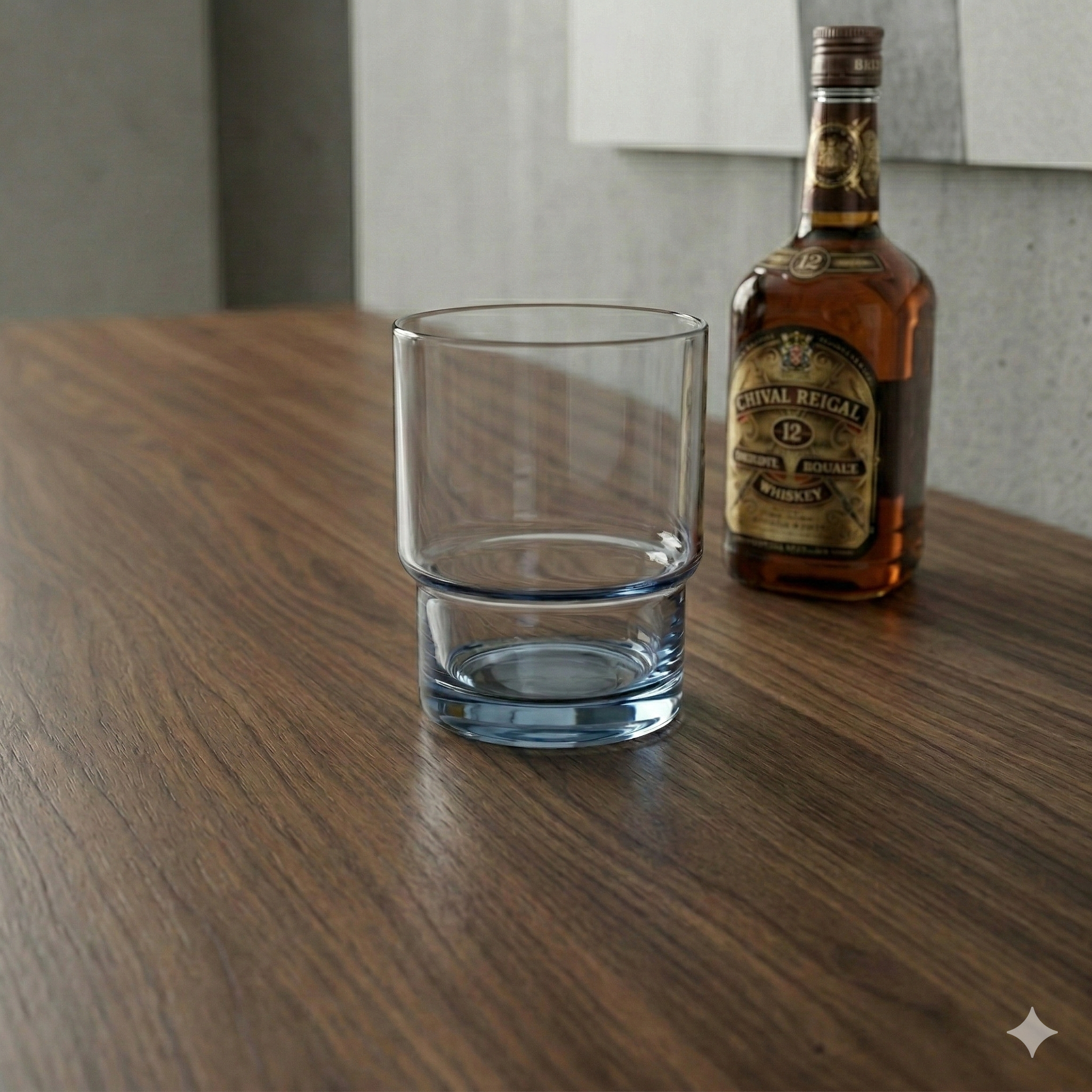 Blue Rock Glasses — Set of 4