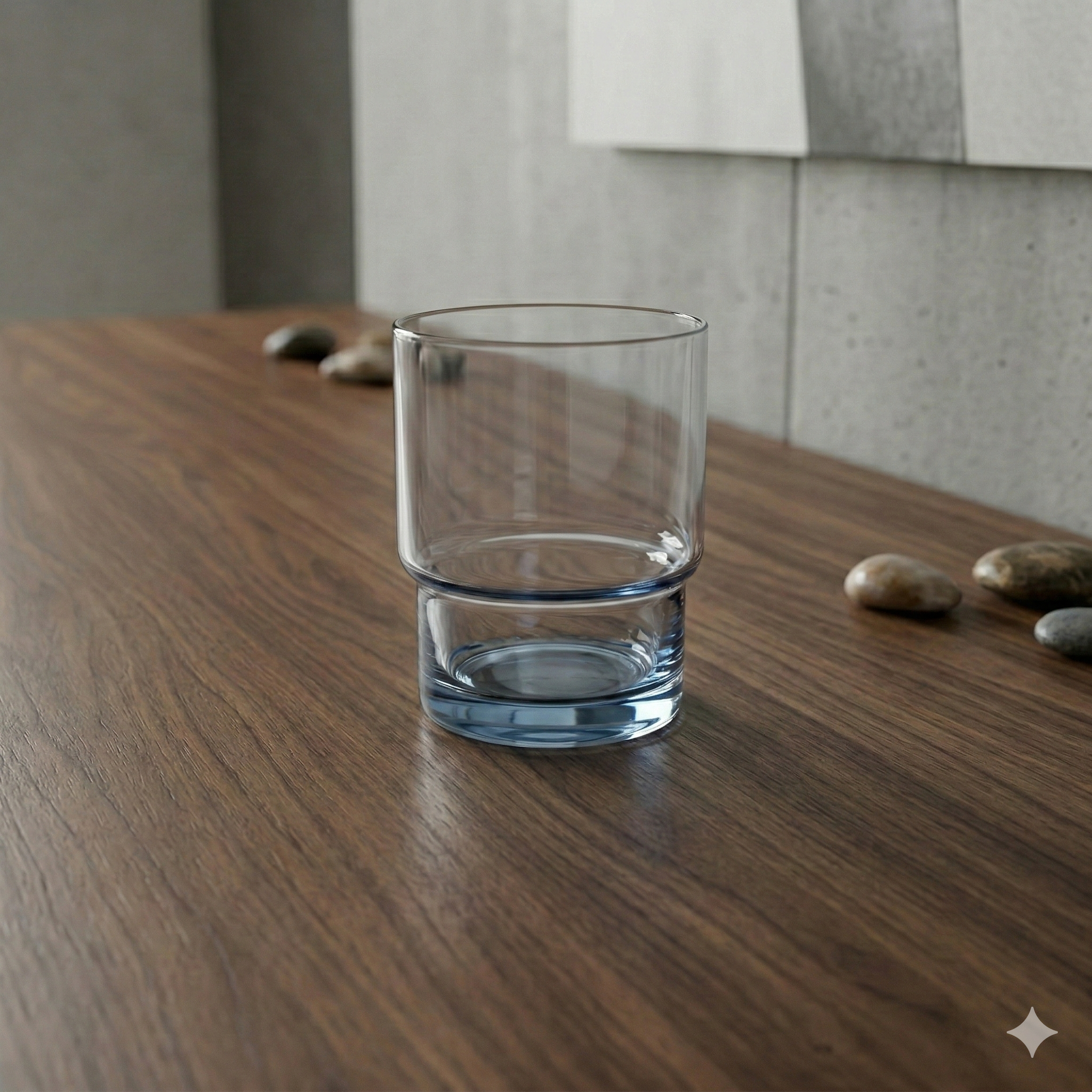 Blue Rock Glasses — Set of 4