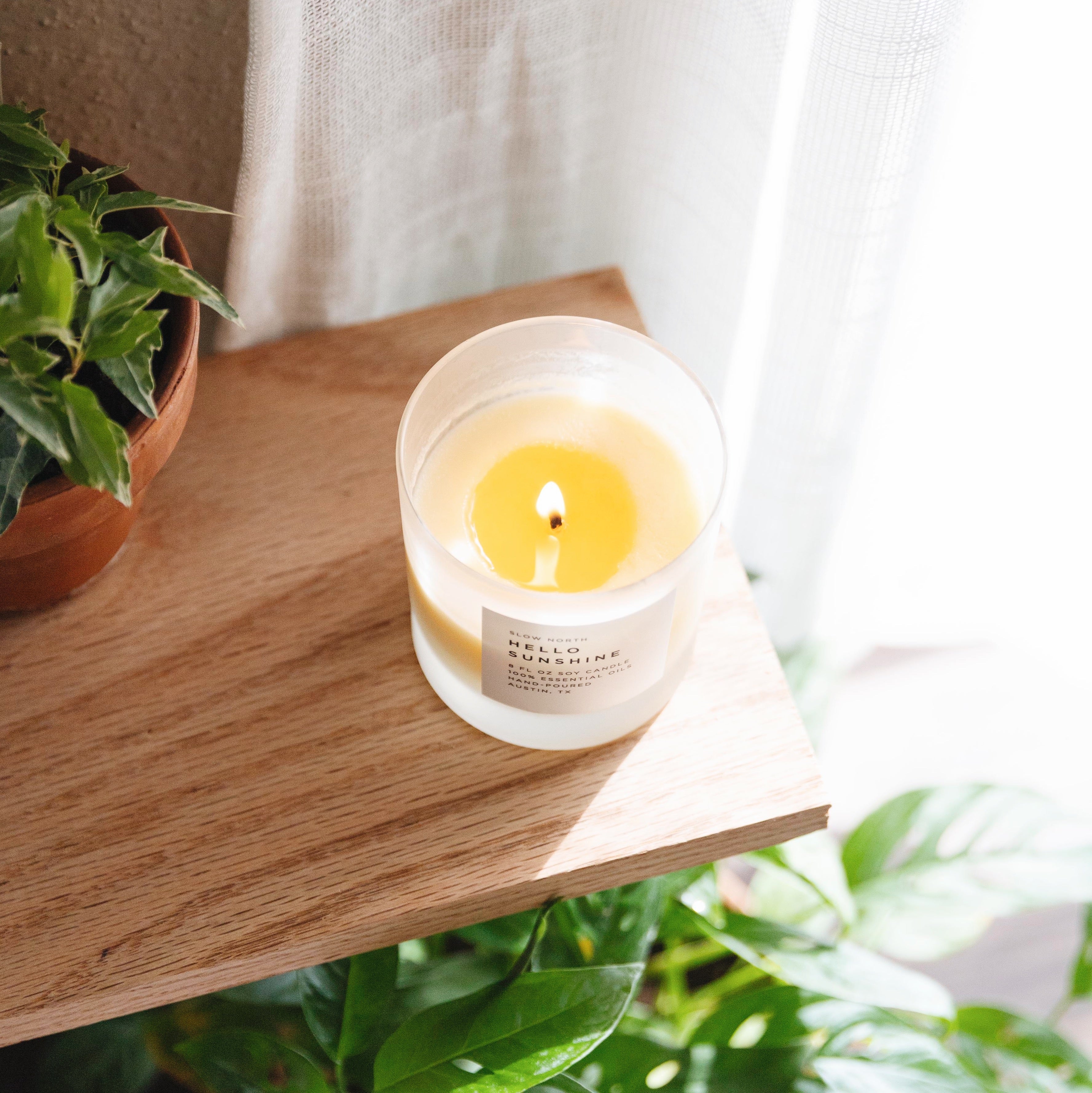 Hello Sunshine Candle — Grapefruit & Geranium