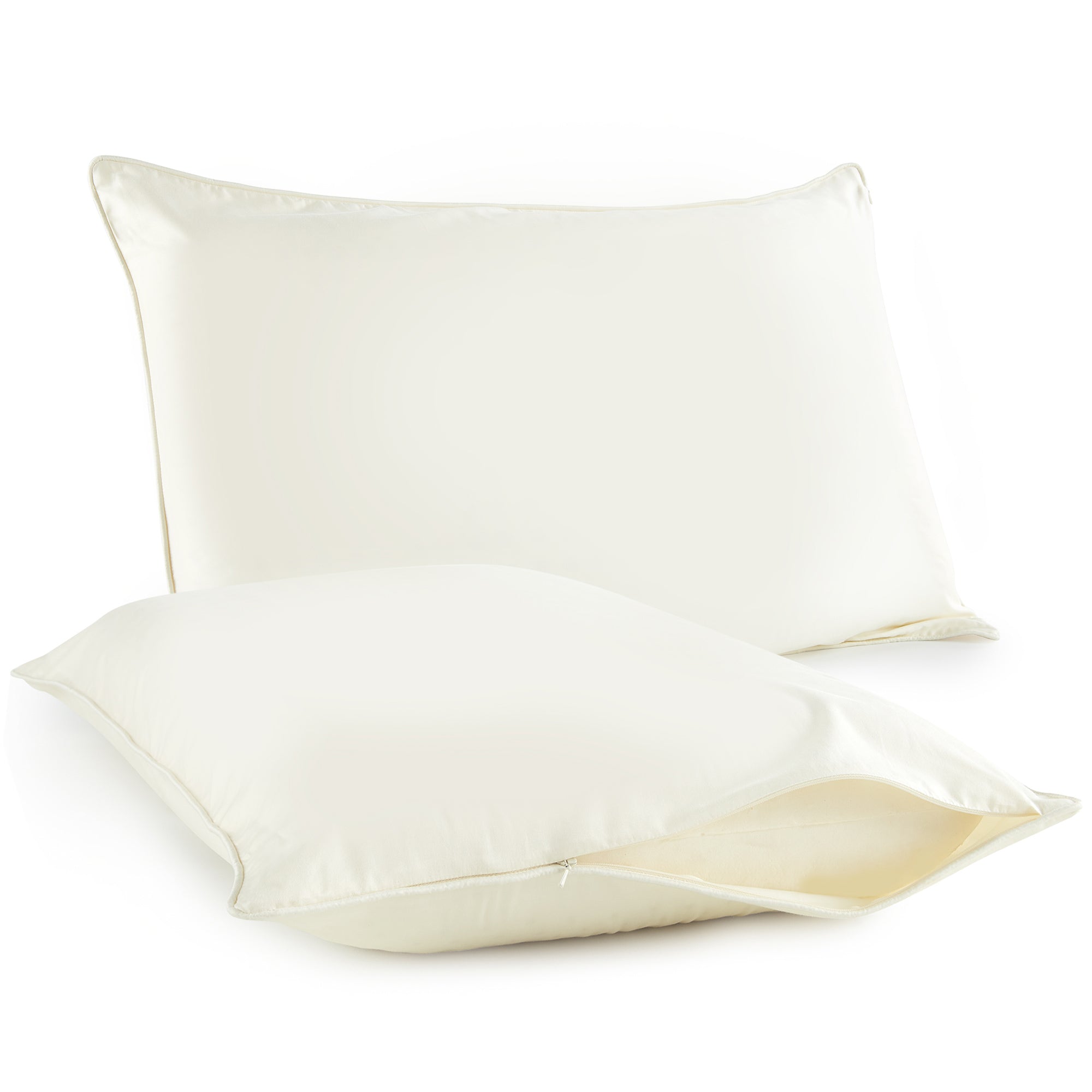 500 thread count organic cotton pillow protector