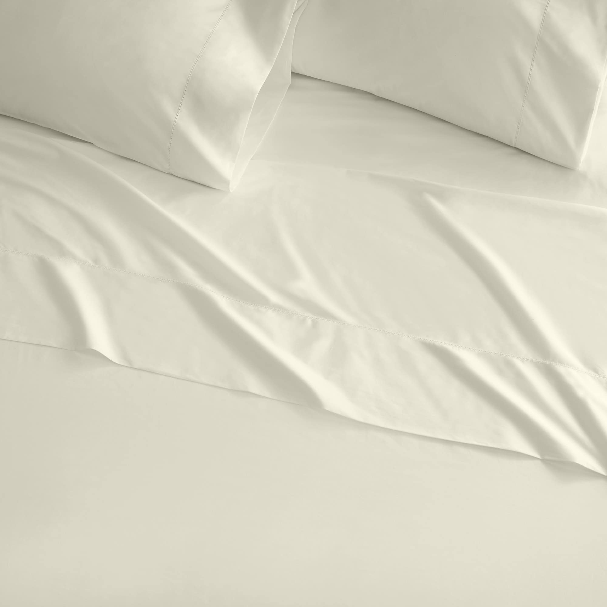 Organic Percale Sheet Set — Picot Embroidery (270TC)