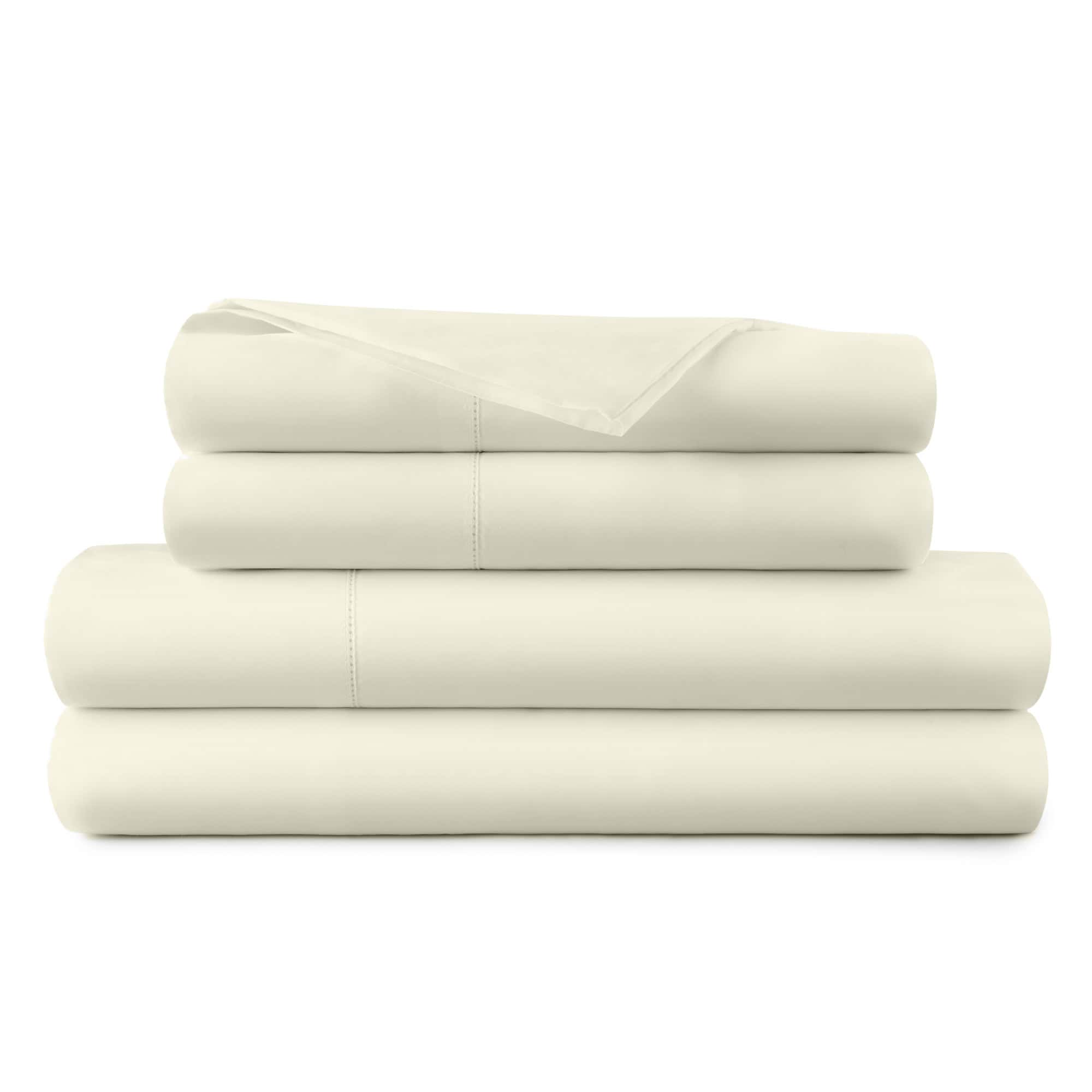 Organic Percale Sheet Set — Picot Embroidery (270TC)