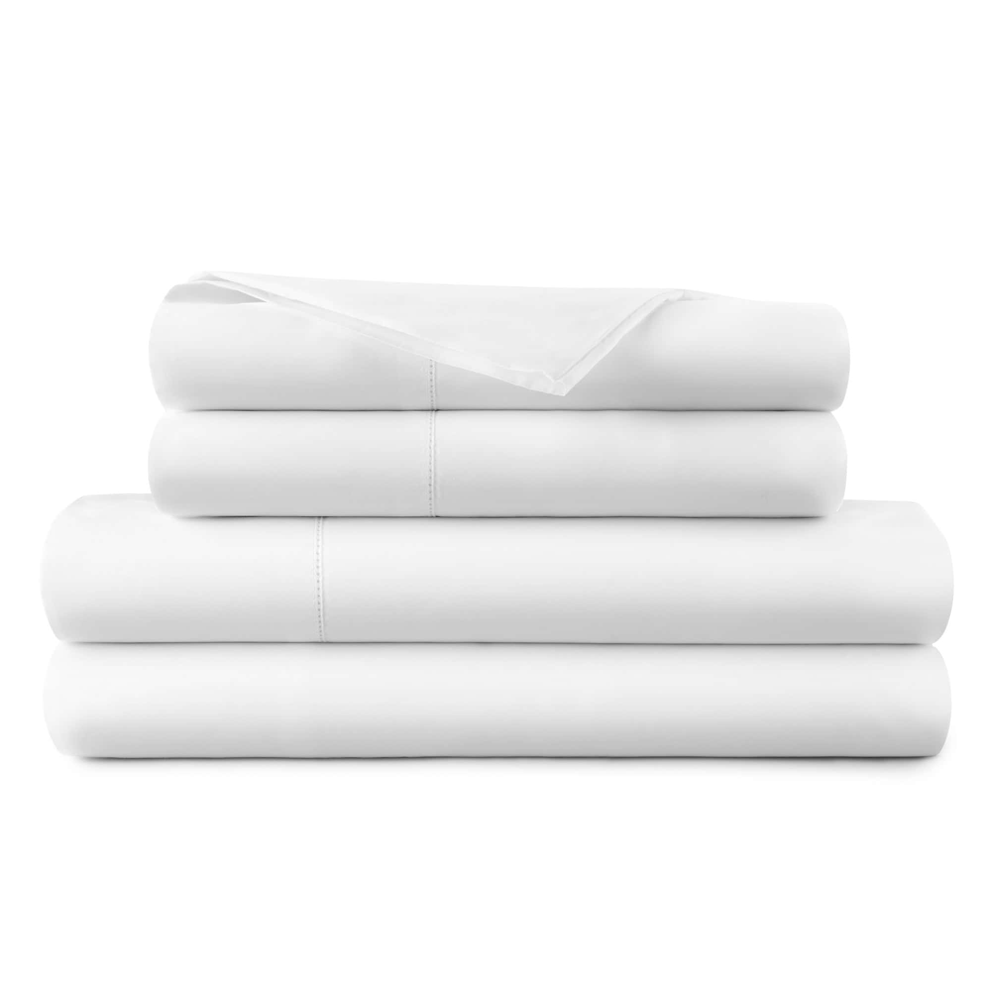 Organic Percale Sheet Set — Picot Embroidery (270TC)