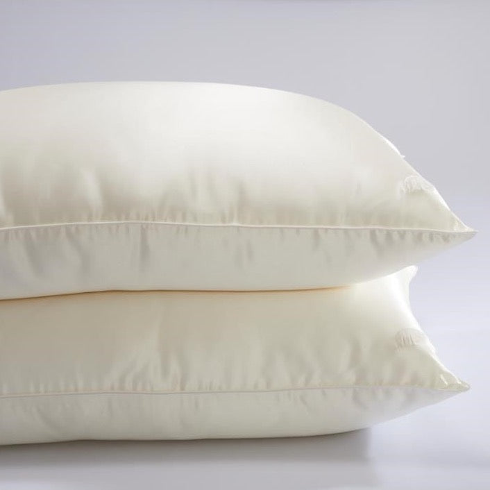 Mulberry silk pillow with silk shell