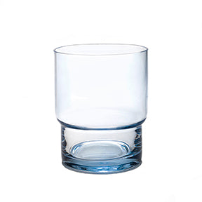 Blue rock glasses, set of four