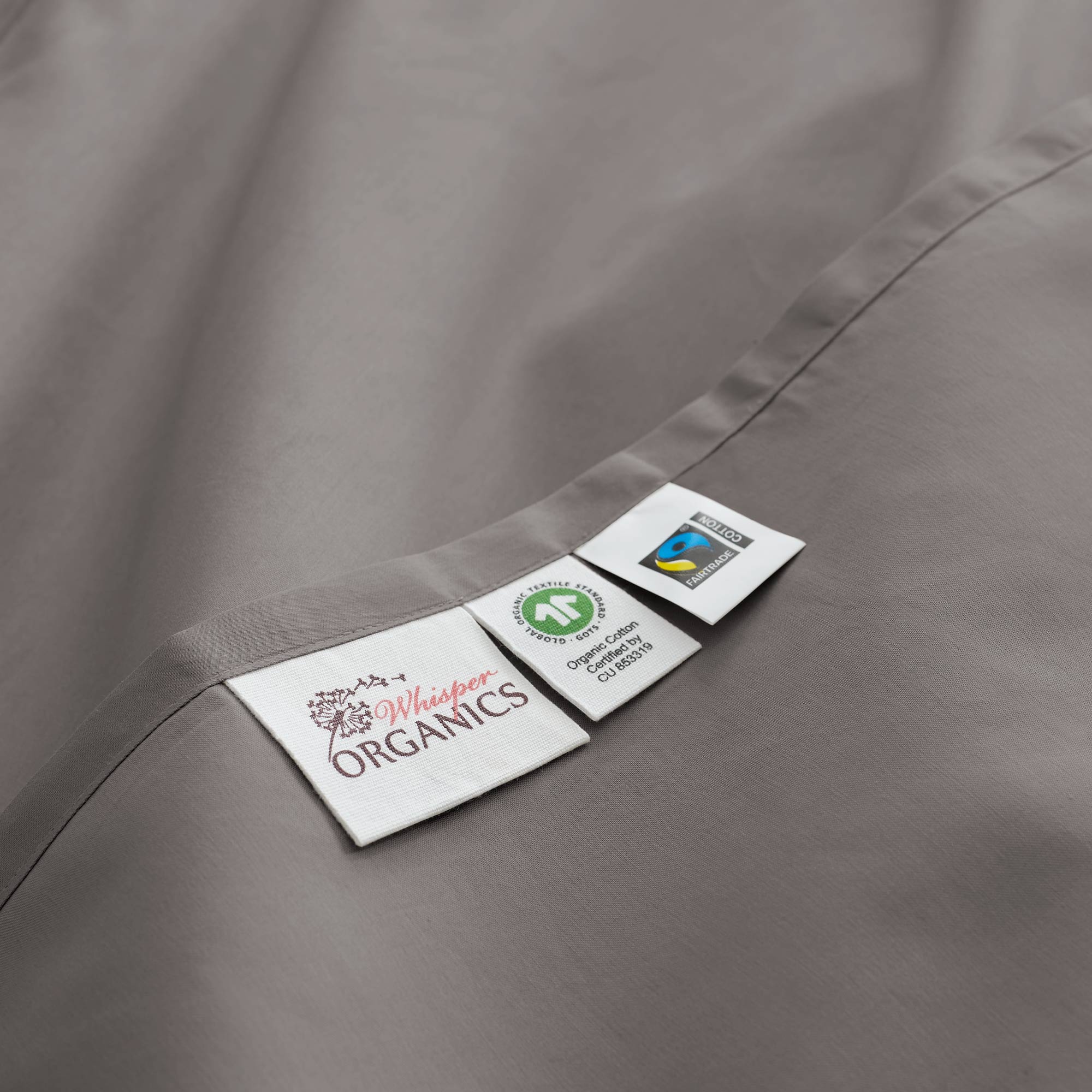 300 TC Organic Cotton Sateen Duvet Cover Set