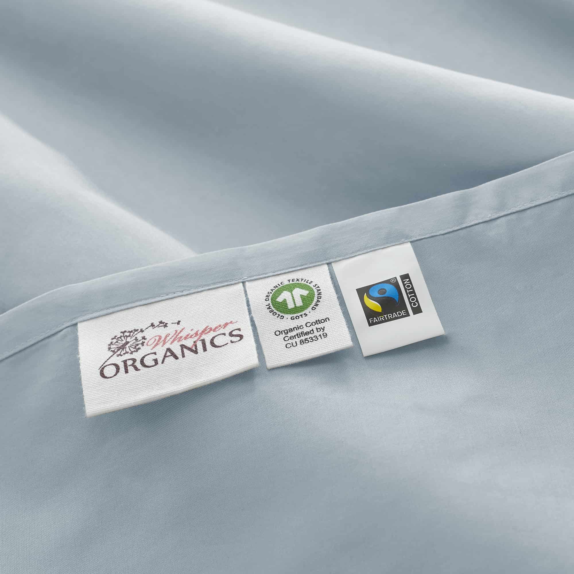 500 TC Organic Cotton Sateen Duvet Cover Set
