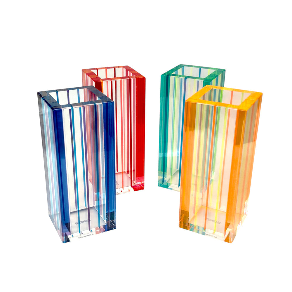 Colorful Bouquet Vase — Yellow & Orange