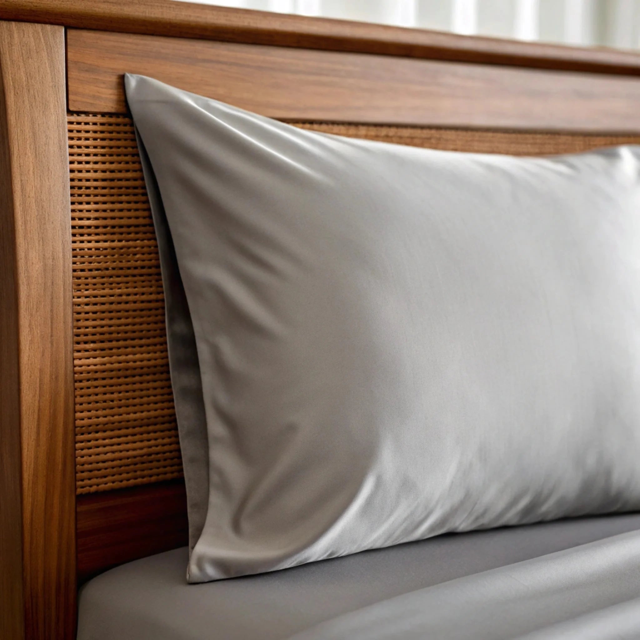 Copper-Infused Bamboo Pillowcase Pair — Cooling
