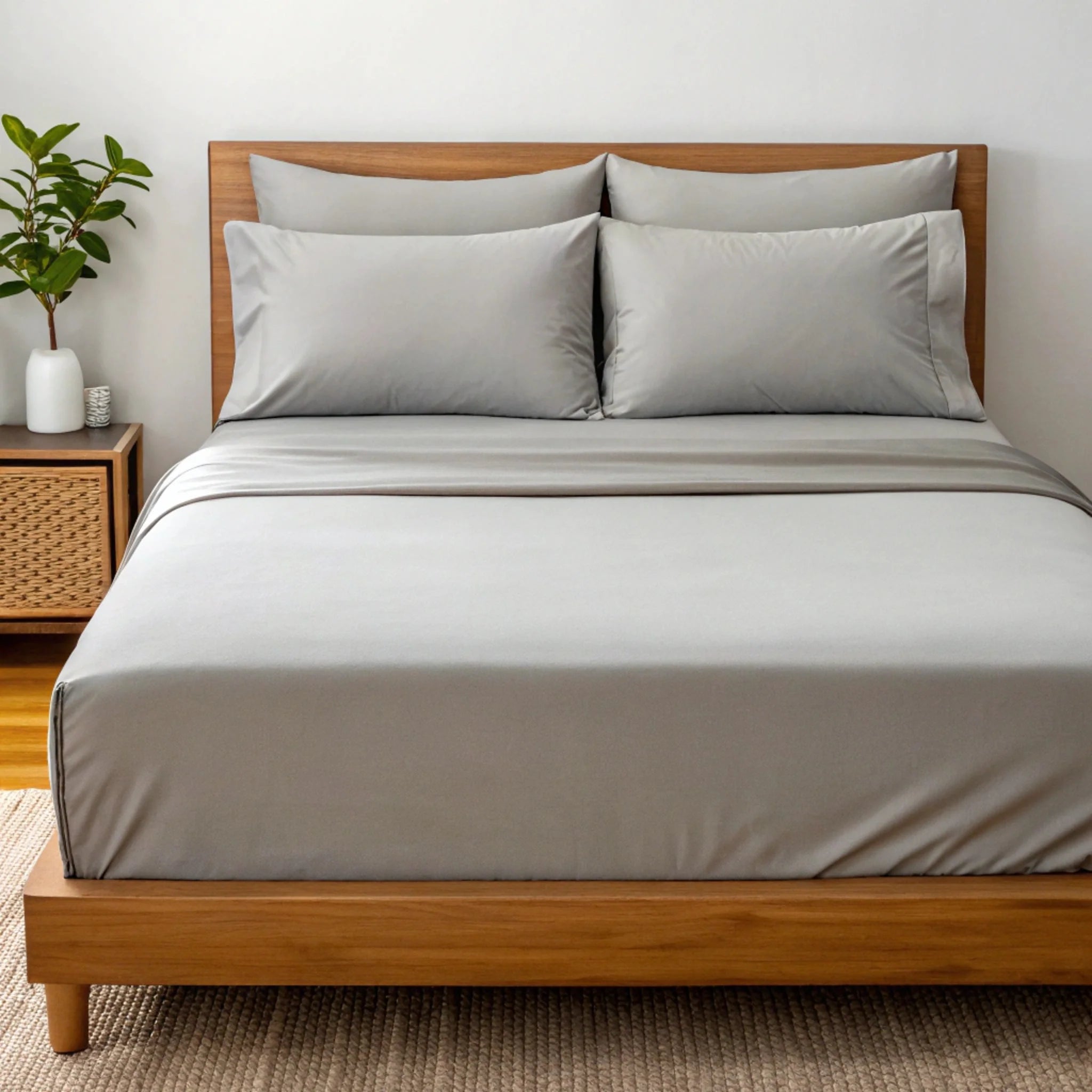 Copper-Infused Bamboo Sheet Set — Cooling & Antimicrobial