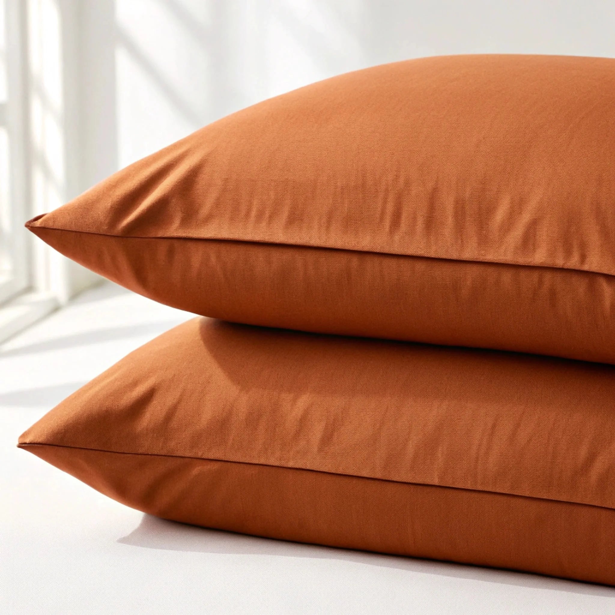 Copper-Infused Bamboo Pillowcase Pair — Cooling