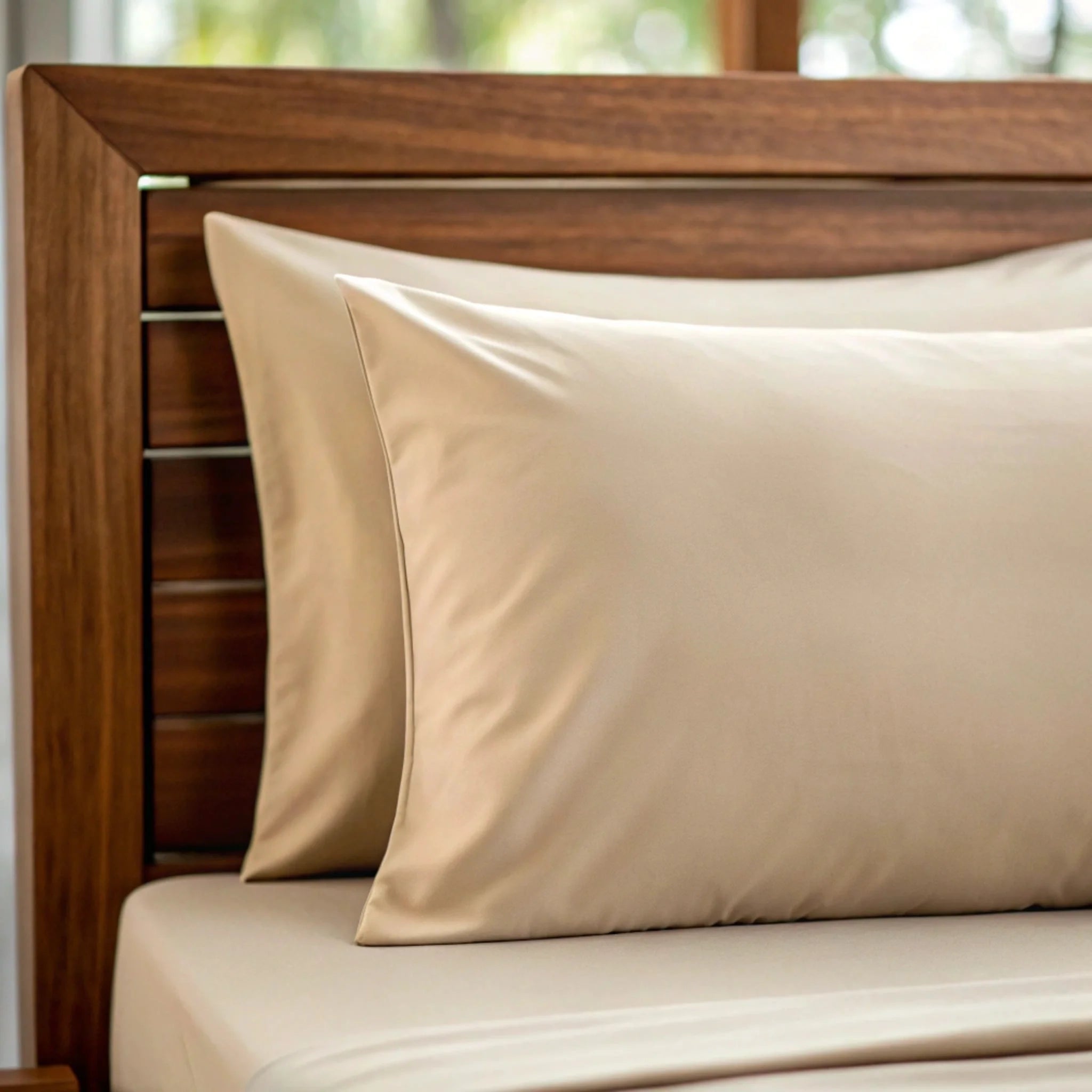 Copper-Infused Bamboo Pillowcase Pair — Cooling