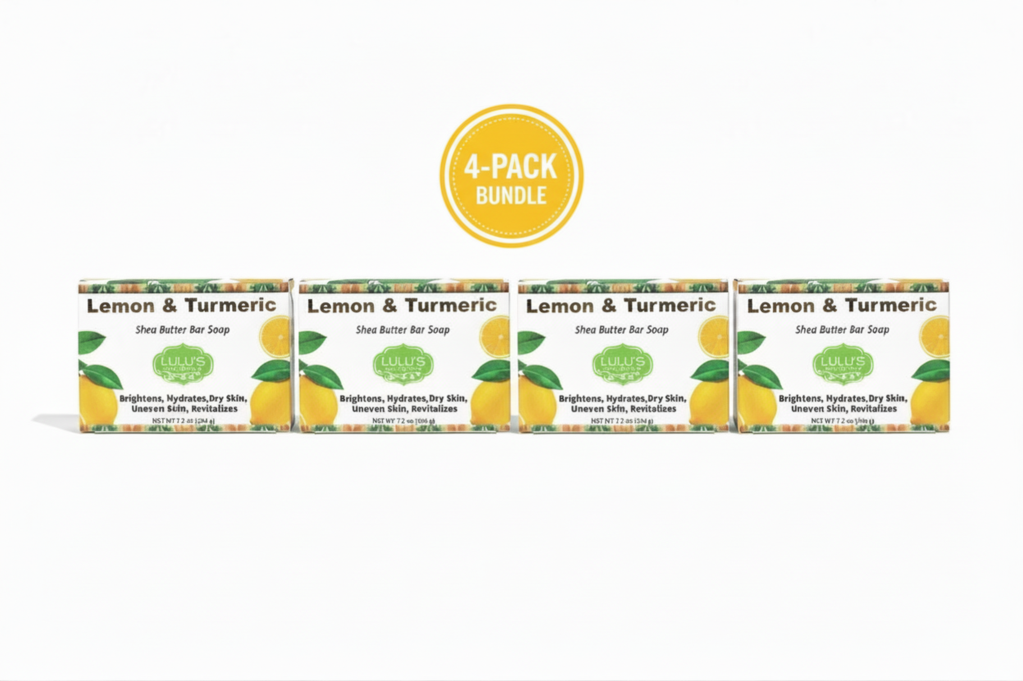 Lemon Turmeric Shea Butter Bar Soap