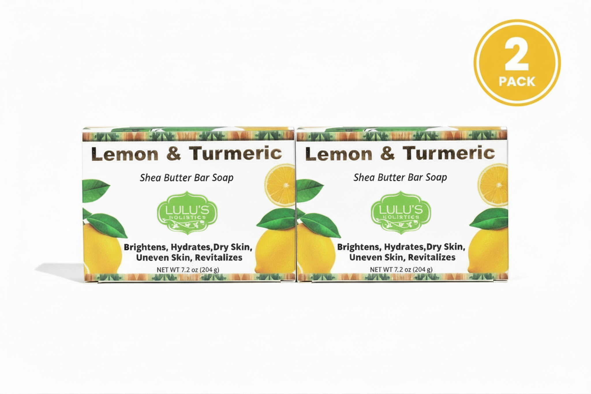 Lemon Turmeric Shea Butter Bar Soap