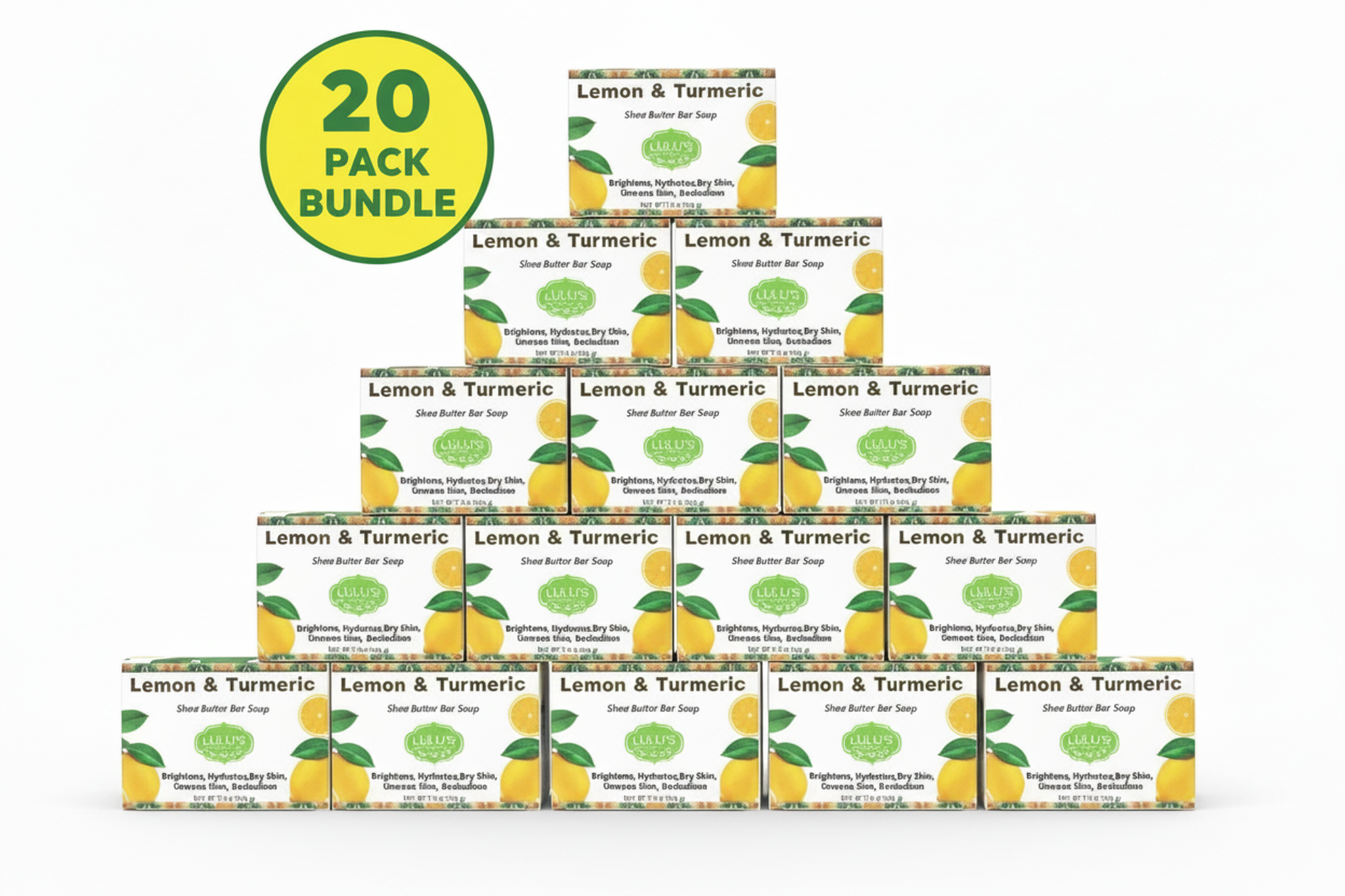 Lemon Turmeric Shea Butter Bar Soap