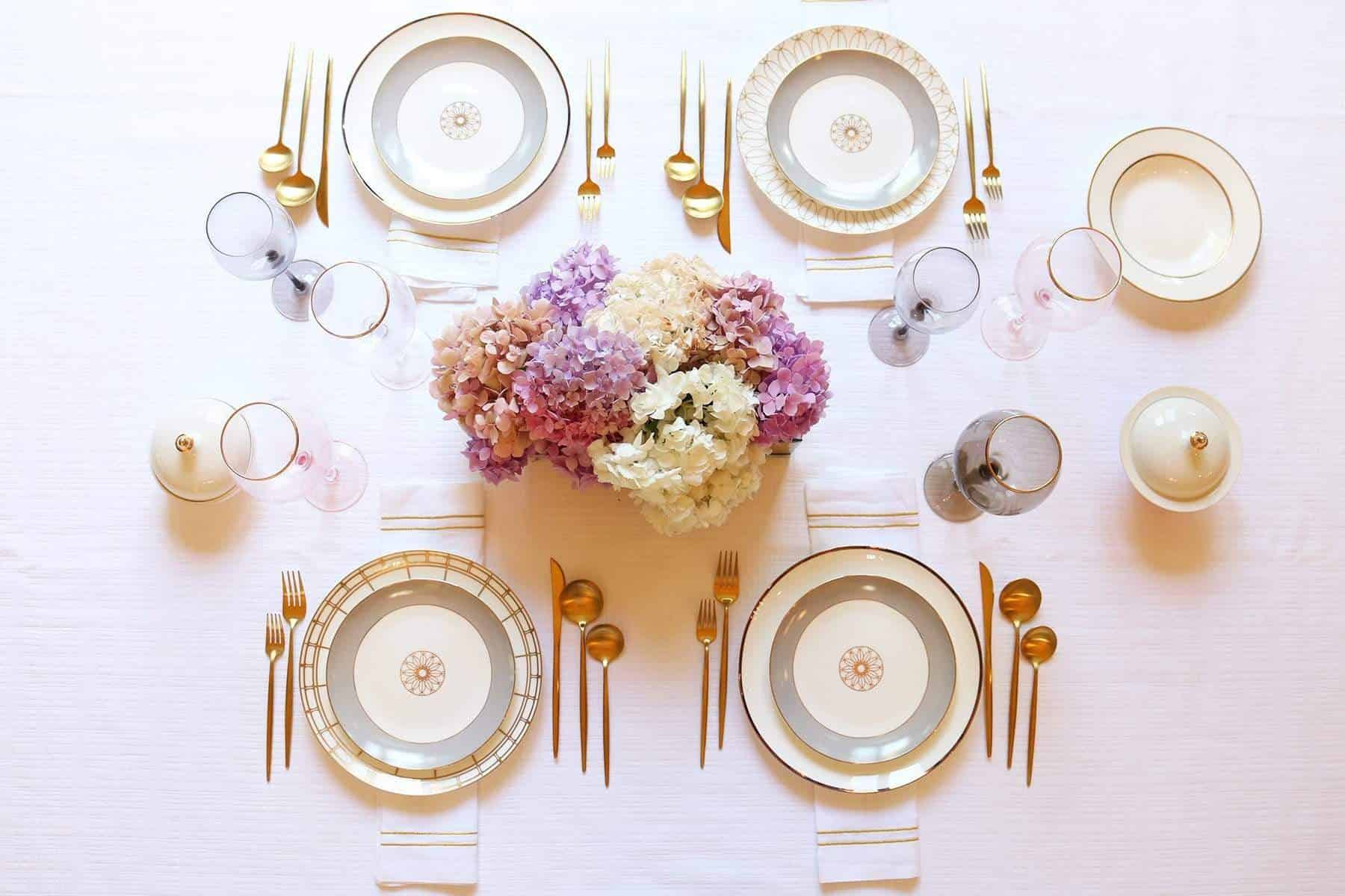 Diamond Jewel Salad Plates — Set of 4