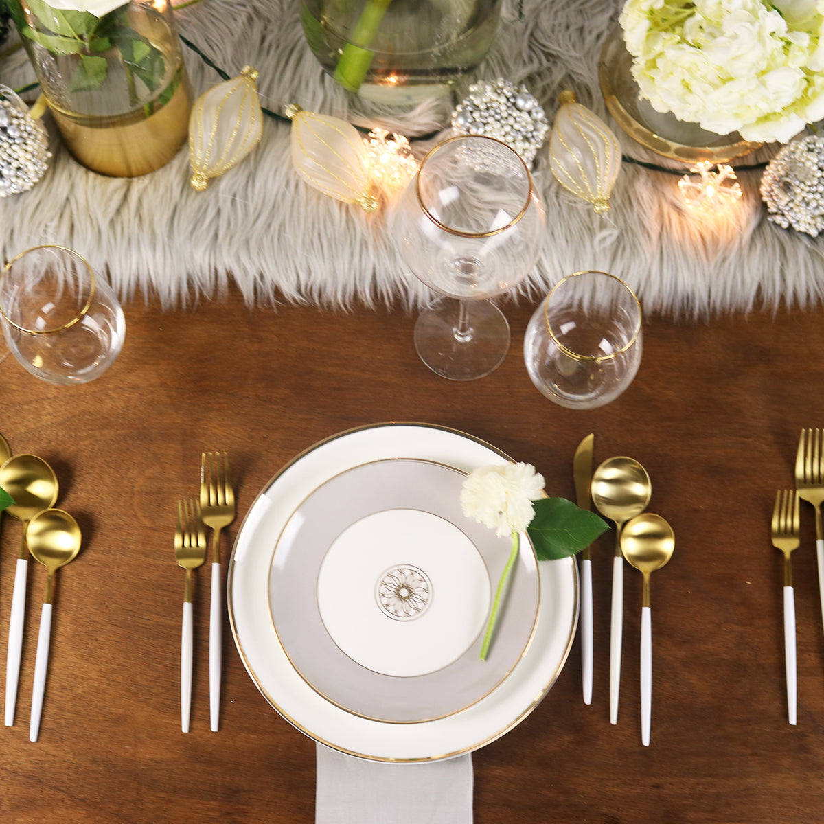 Diamond Jewel Salad Plates — Set of 4