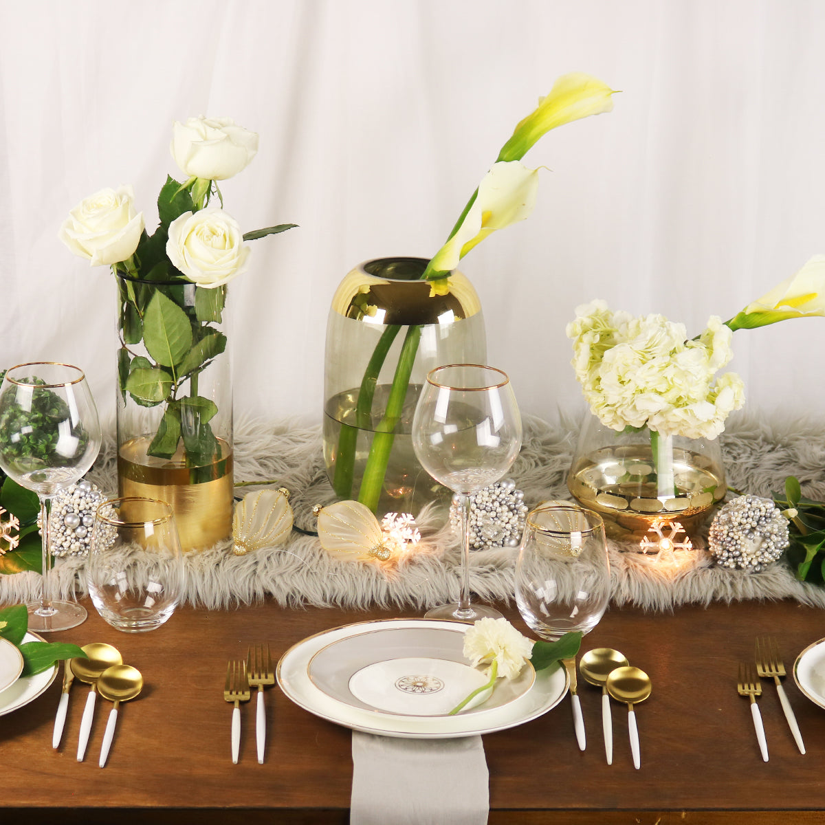 Diamond Jewel Salad Plates — Set of 4