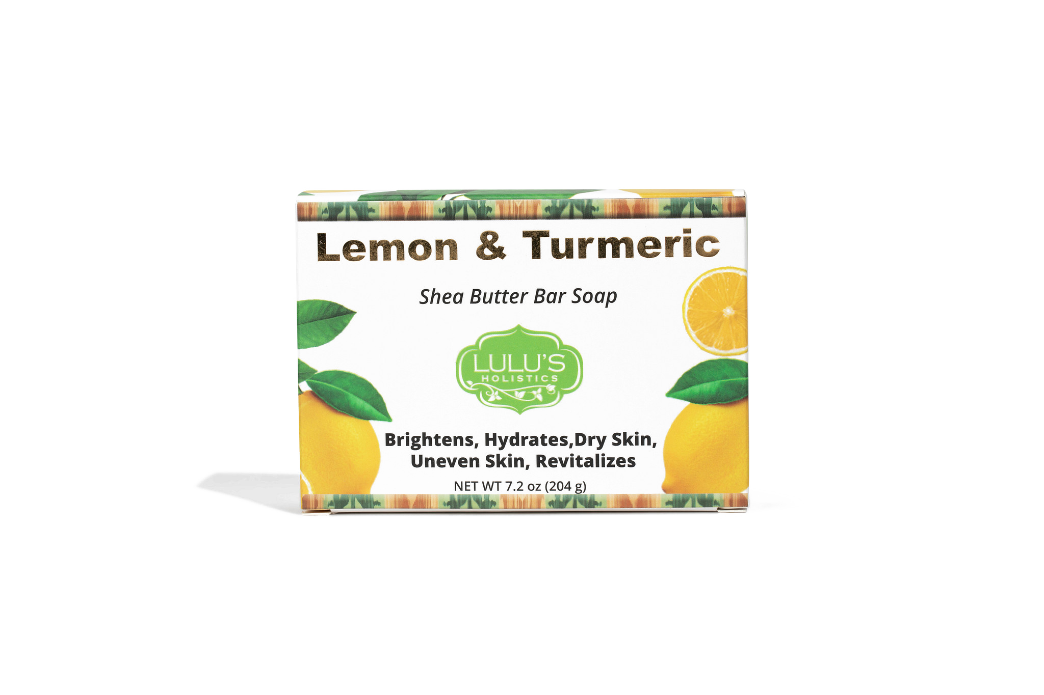 Lemon turmeric shea butter bar soap
