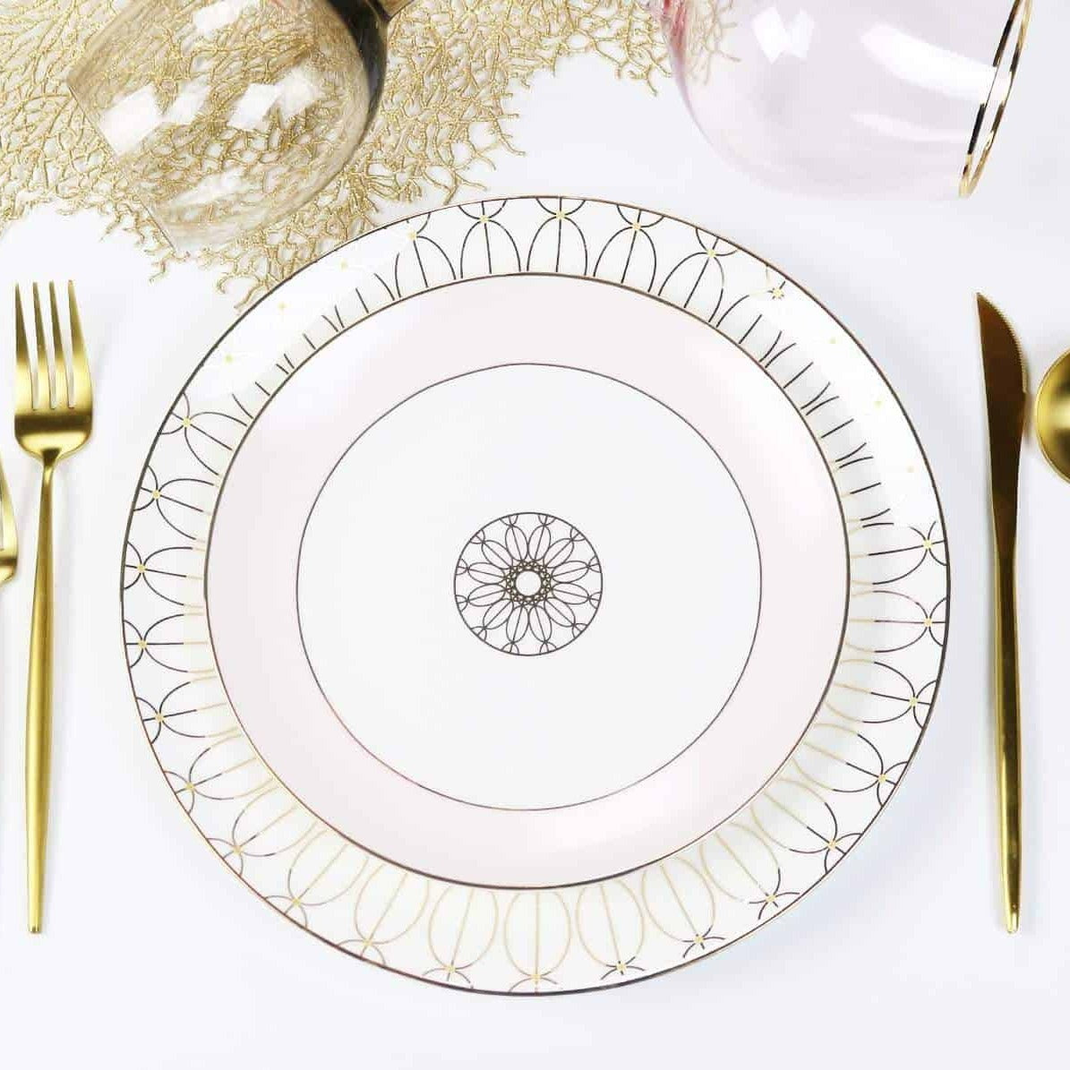 Blush Jewel Salad Plates — Set of 4